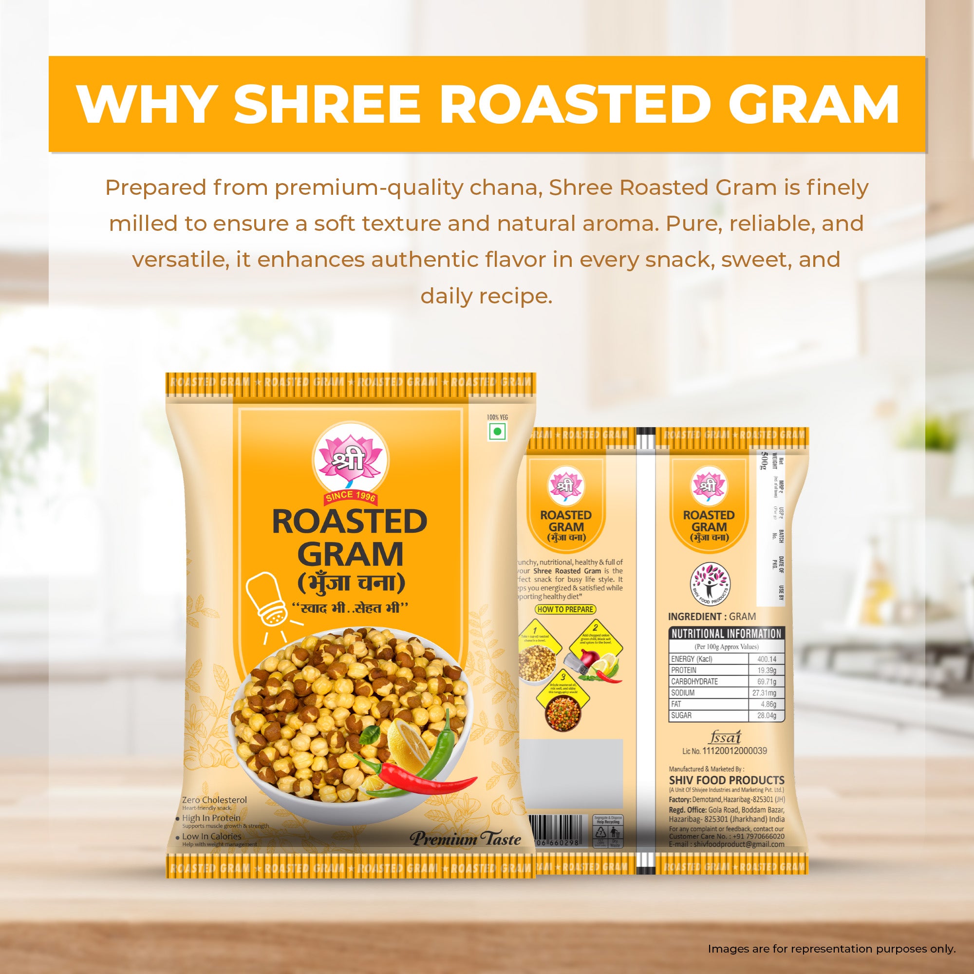 Roasted chana